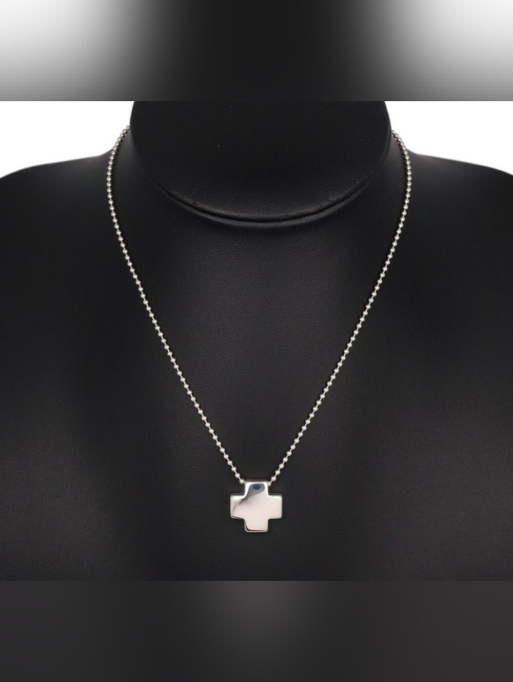 Tiffany & Co. Silver Cross Pendant Necklace - Women Jewelry